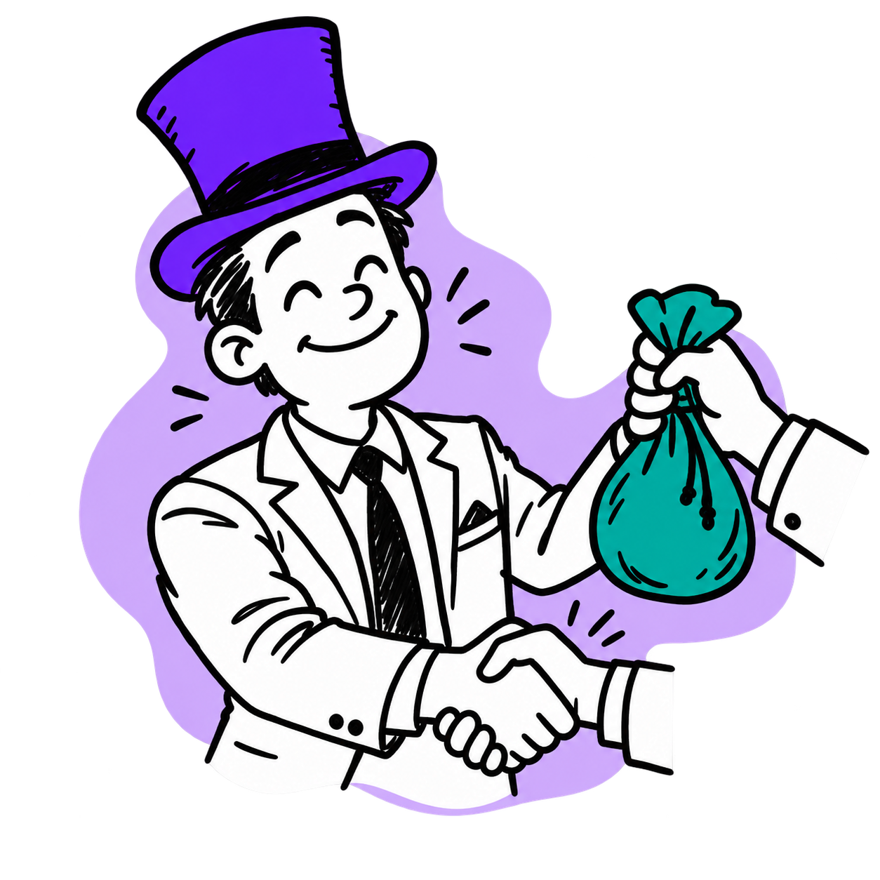 A business owner comparing competing offers from several lenders